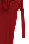 SWAYING/KNIT Water Soluble Wool Lapel SW22AW1T15 Red PS50